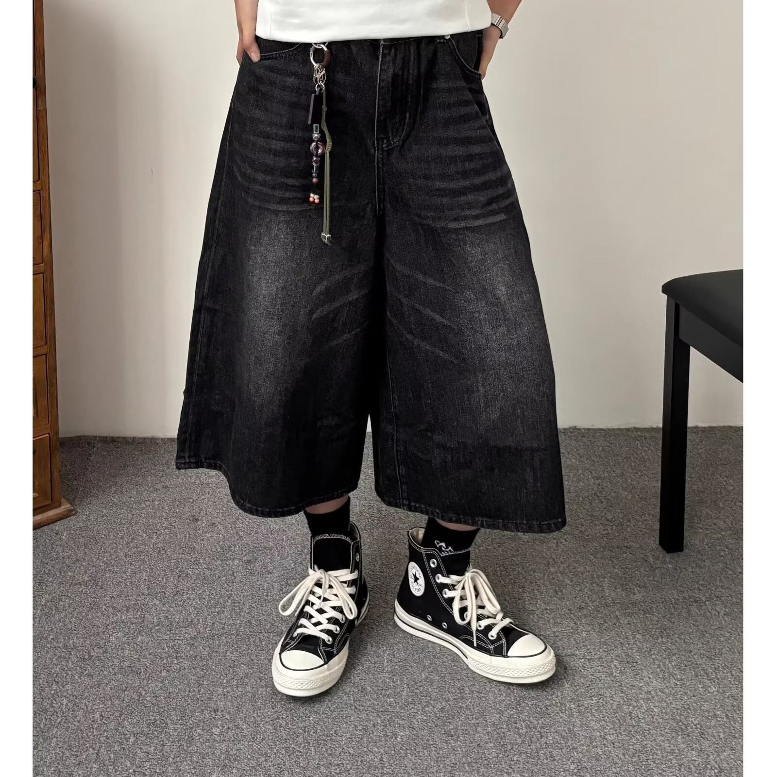 Vintage Straight Denim Jorts