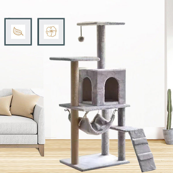 Cat Climbing Tower