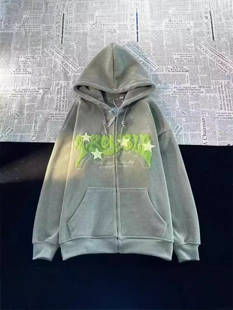 Hooded Sweatshirt Jacket