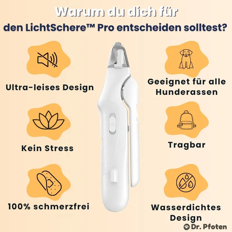 LichtSchere Pro LED Nail Scissors
