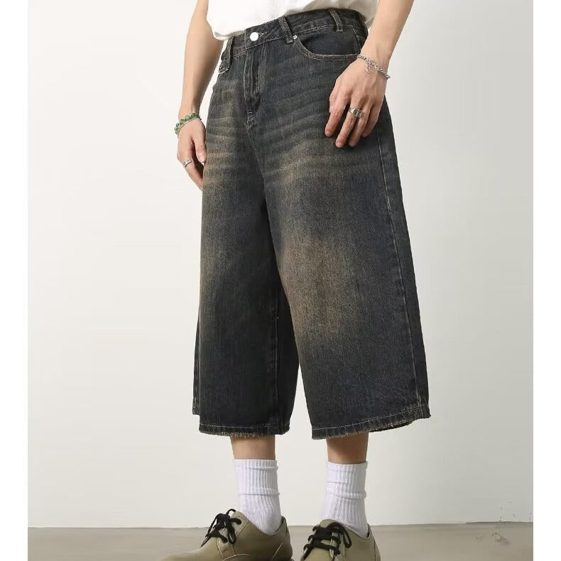 Vintage Straight Denim Jorts