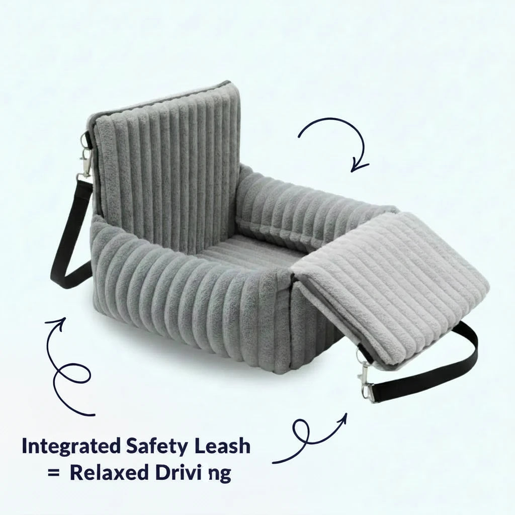 Elevated Dog Car Seat