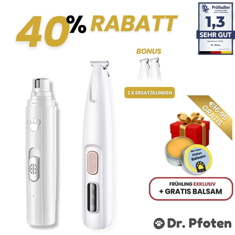 PawTrim Pro Deluxe Grinder Set