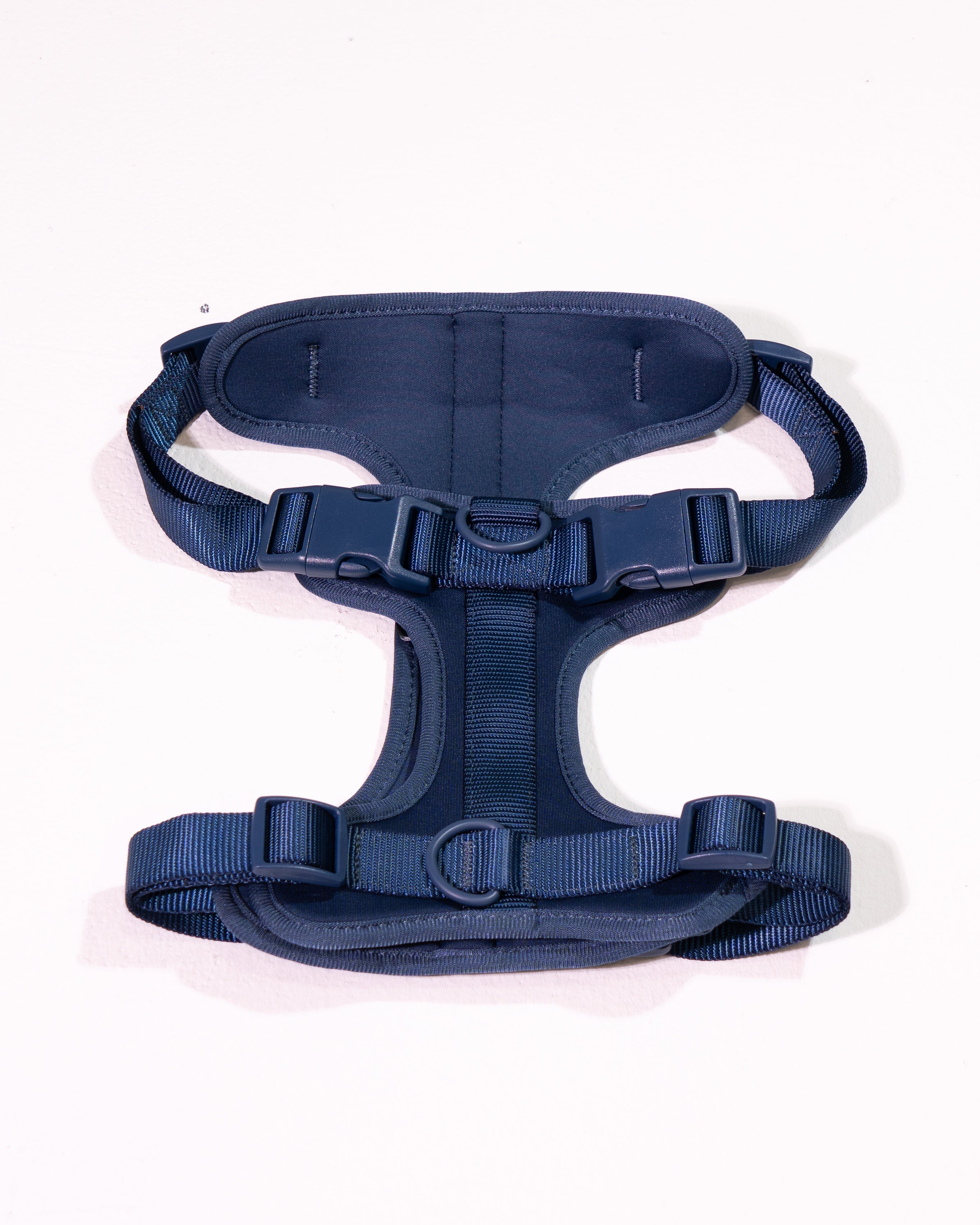 Navy Velvy Dog Harness