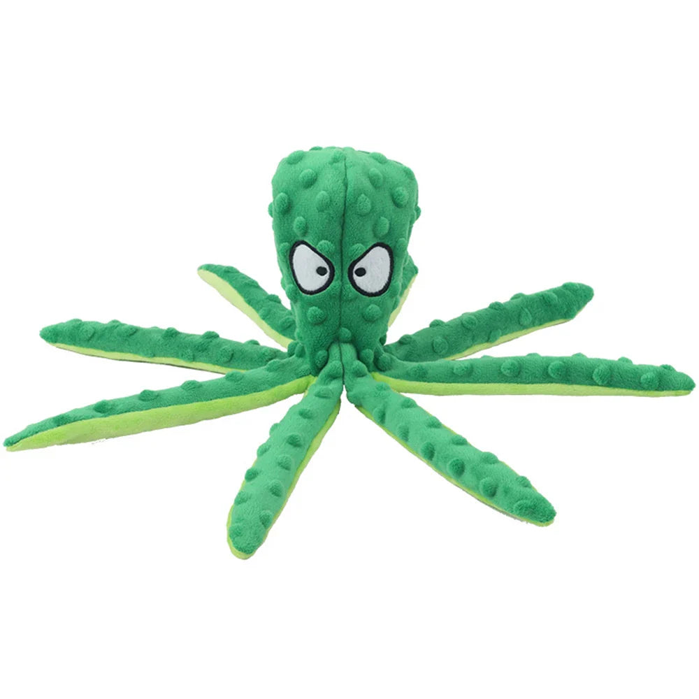 Octopus Plush Dog Toy