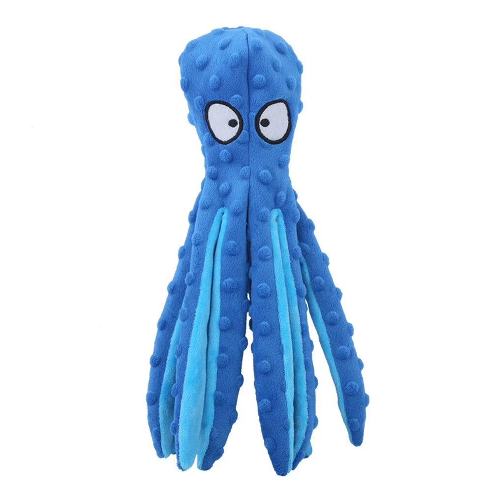 Octopus Plush Dog Toy