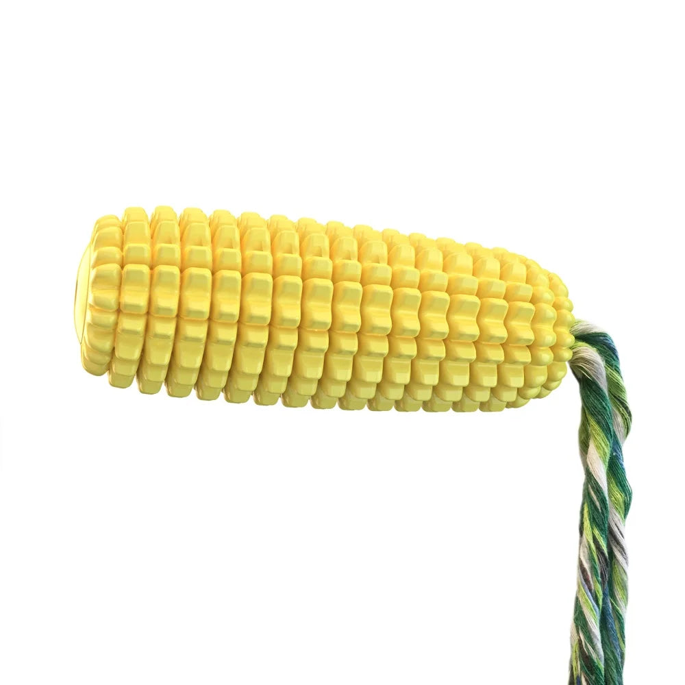 Corn Cob Plush Dog Toy