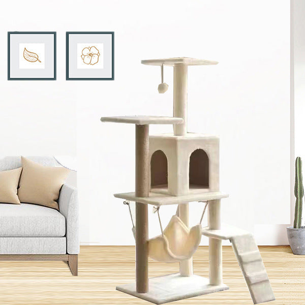 Cat Climbing Tower