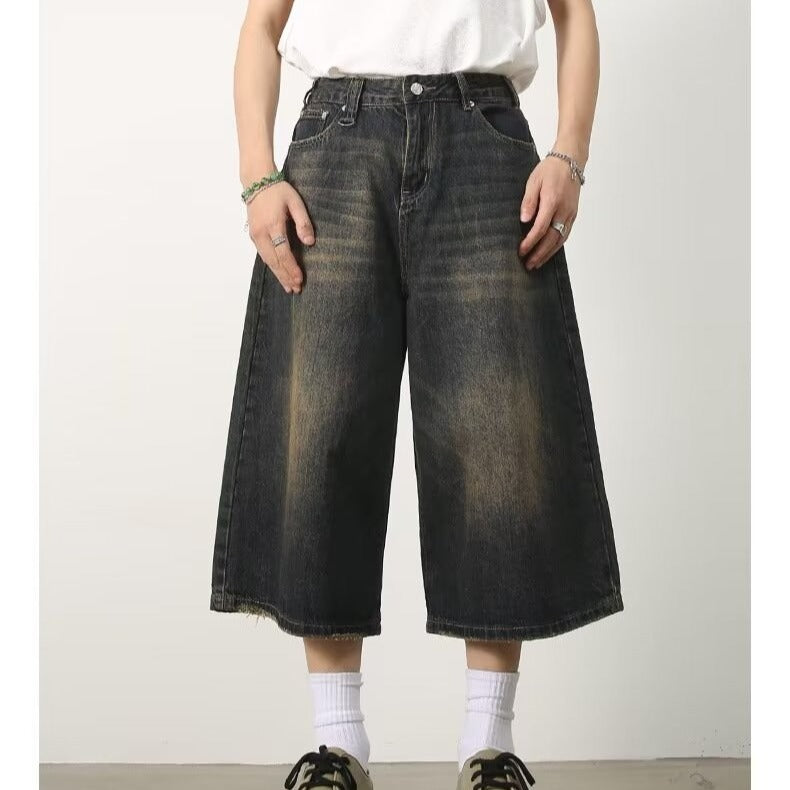 Vintage Straight Denim Jorts