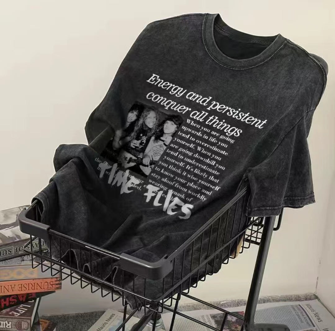 Washed Vintage Cotton T-shirt