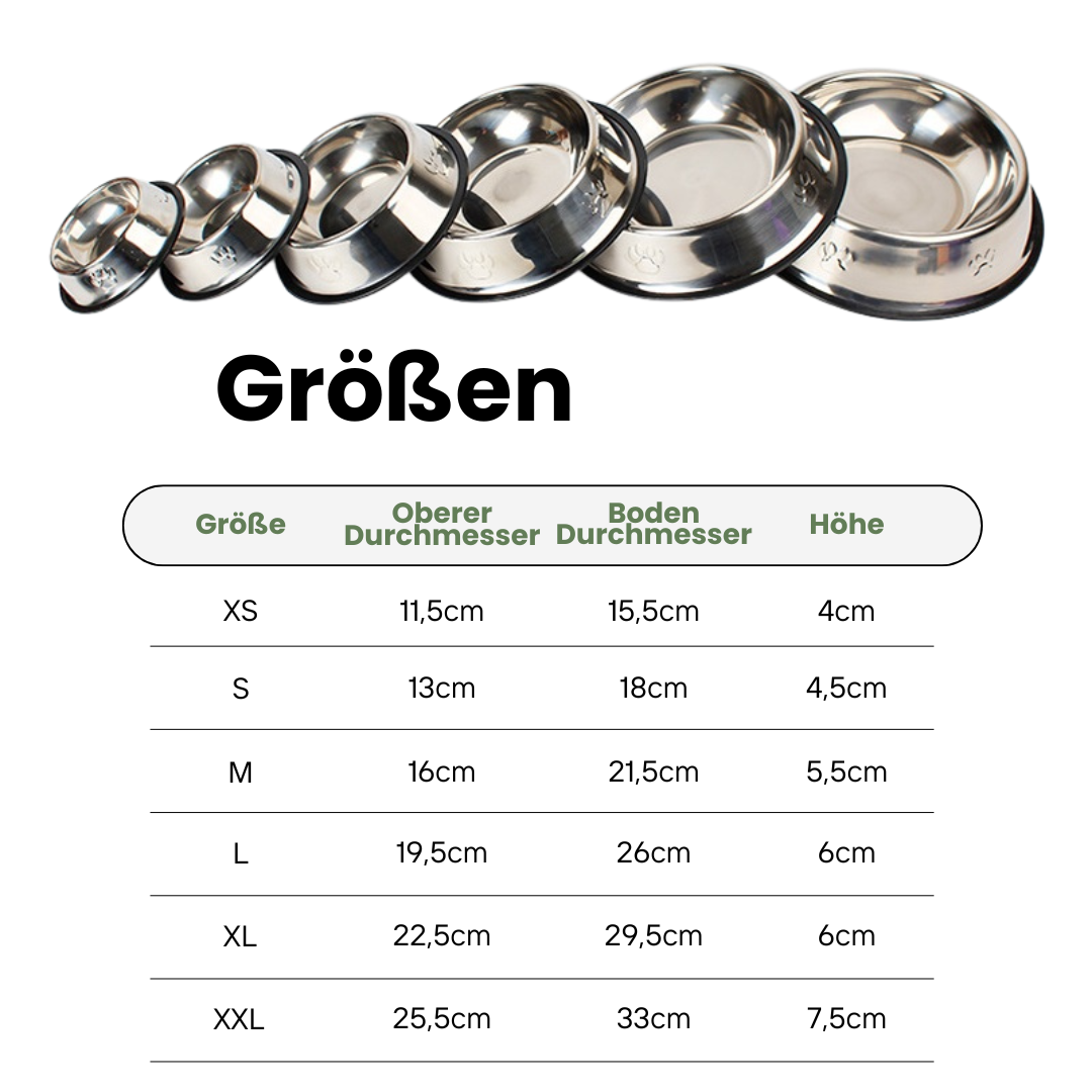 Ene Stainless Steel Dog Bowl